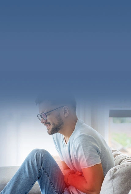 Hernias are visible bulges typically found in the abdominal or groin area